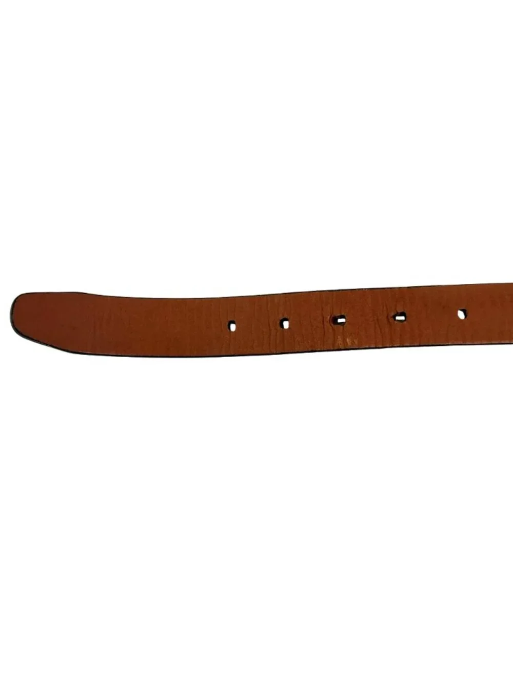 Calvin Klein Genuine Leather Belt Silver Buckle  Womens 30/90